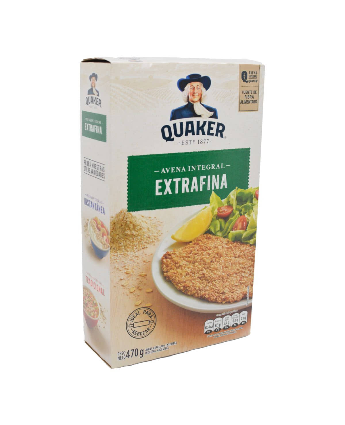 Avena Integral Quaker Extra Fina 470 Gr